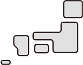 日本地図のイラスト